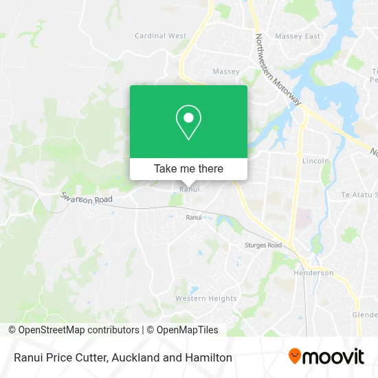 Ranui Price Cutter map
