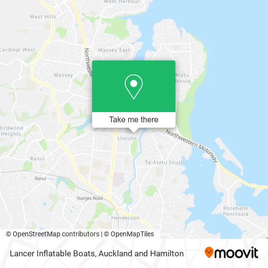 Lancer Inflatable Boats map