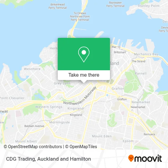CDG Trading map