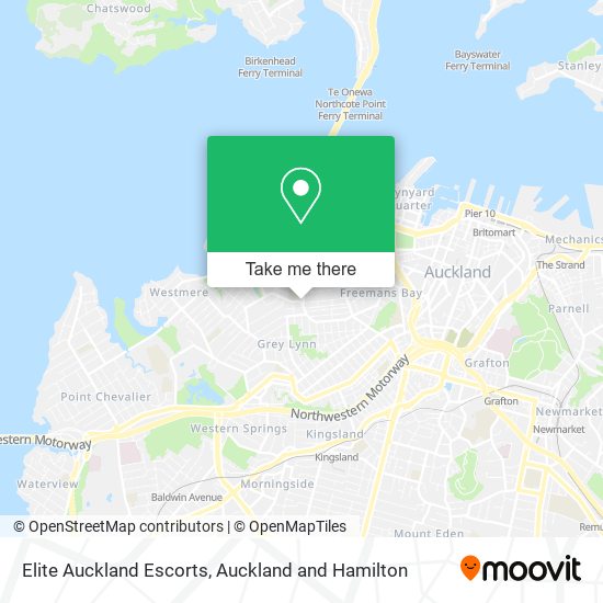 Elite Auckland Escorts map