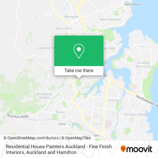 Residential House Painters Auckland - Fine Finish Interiors map