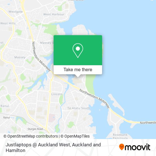 Justlaptops @ Auckland West地图