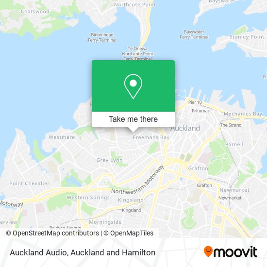 Auckland Audio map