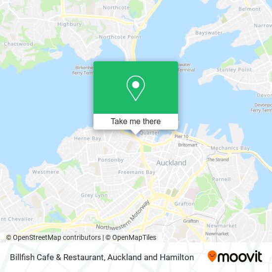 Billfish Cafe & Restaurant map