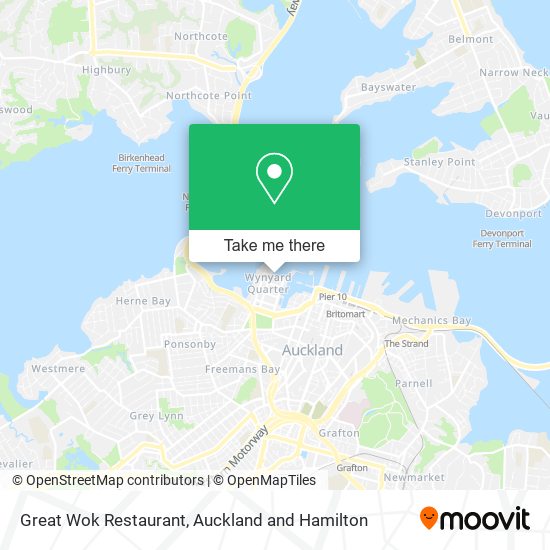 Great Wok Restaurant map