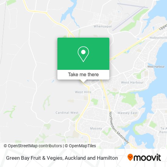 Green Bay Fruit & Vegies map