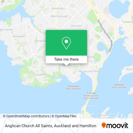 Anglican Church All Saints map