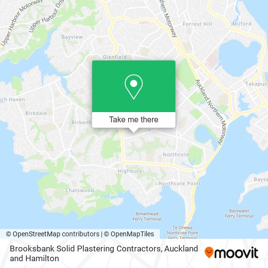 Brooksbank Solid Plastering Contractors map