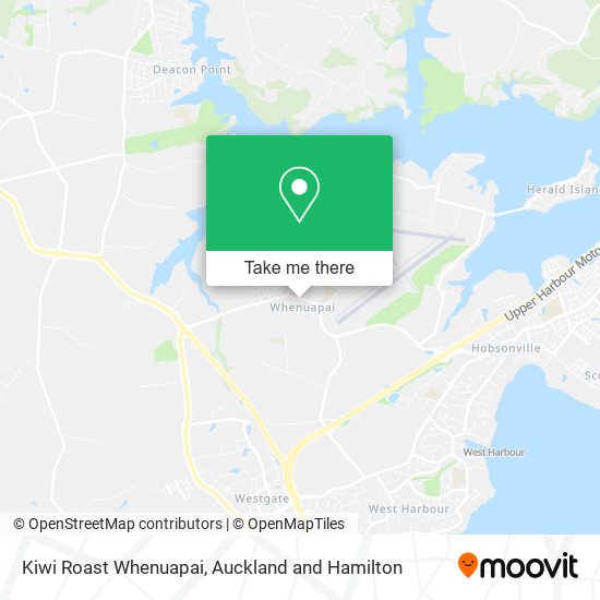 Kiwi Roast Whenuapai map