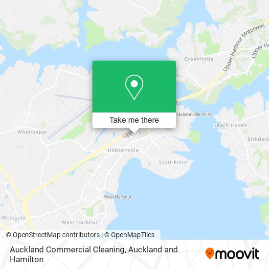 Auckland Commercial Cleaning map
