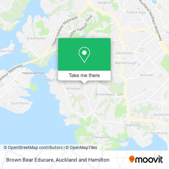 Brown Bear Educare map