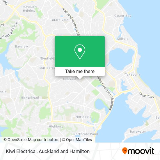 Kiwi Electrical map