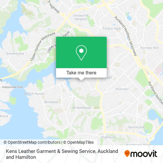 Kens Leather Garment & Sewing Service map