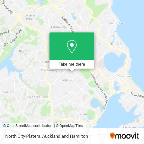 North City Platers map