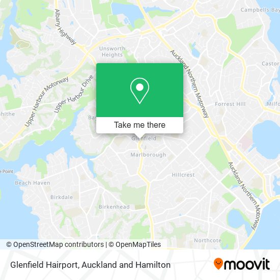 Glenfield Hairport地图