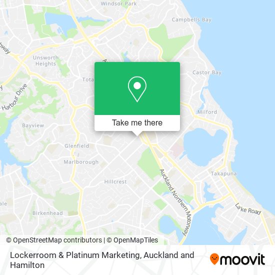 Lockerroom & Platinum Marketing map