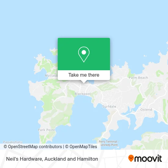 Neil's Hardware map