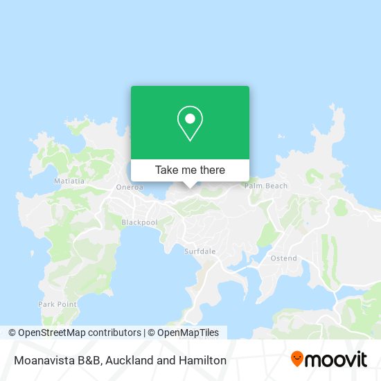 Moanavista B&B地图