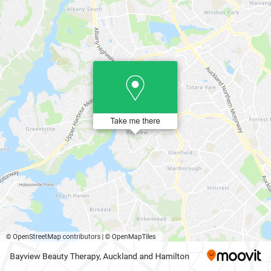 Bayview Beauty Therapy map