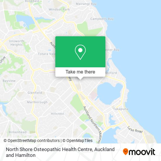 North Shore Osteopathic Health Centre map