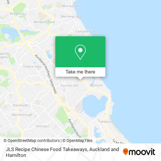 JLS Recipe Chinese Food Takeaways map