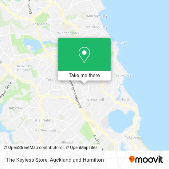 The Keyless Store map