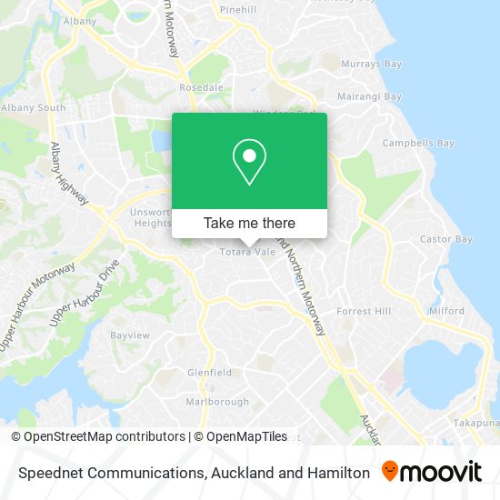 Speednet Communications map