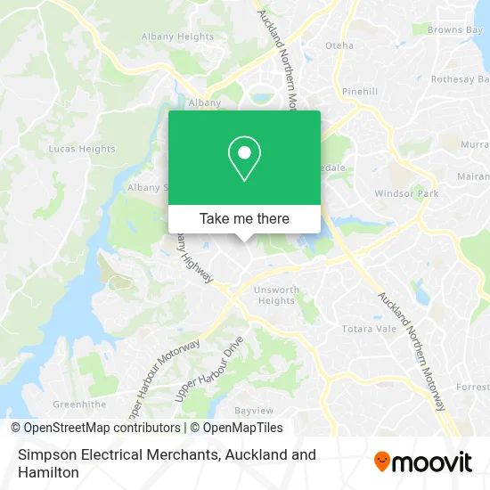 Simpson Electrical Merchants map
