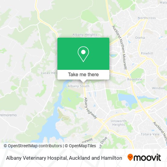 Albany Veterinary Hospital地图