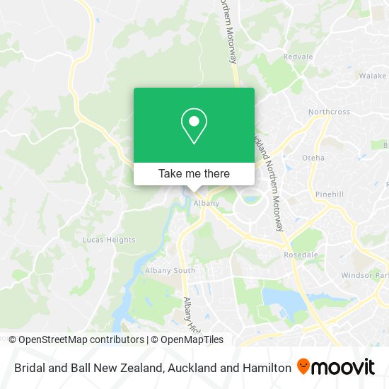 Bridal and Ball New Zealand地图