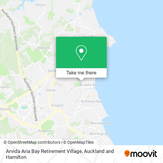 Arvida Aria Bay Retirement Village map