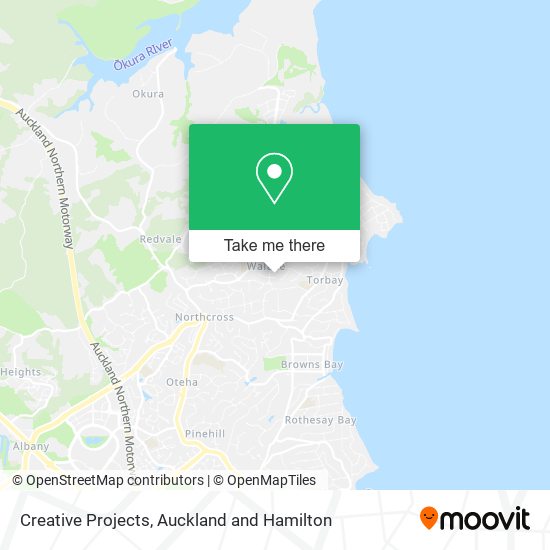 Creative Projects map