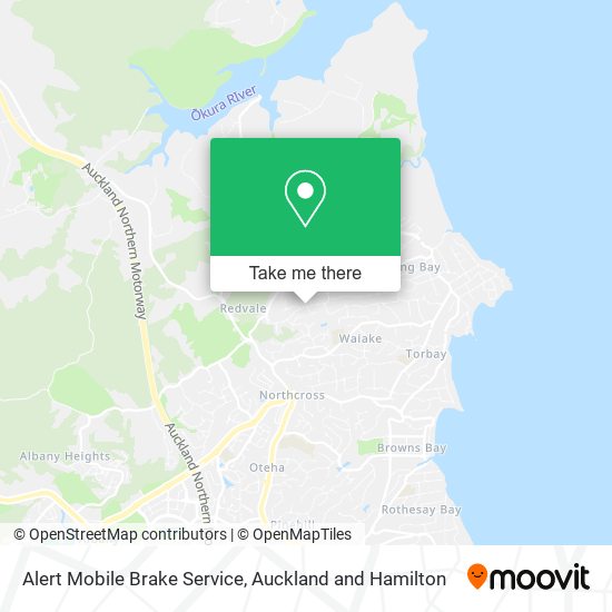 Alert Mobile Brake Service map