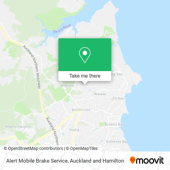 Alert Mobile Brake Service map
