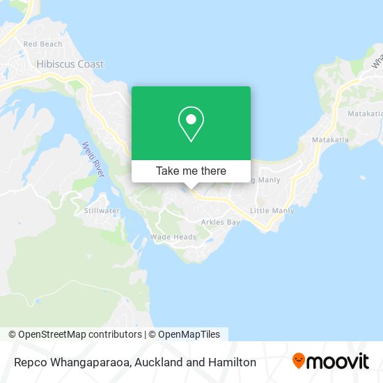 Repco Whangaparaoa map