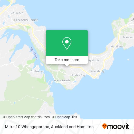 Mitre 10 Whangaparaoa地图