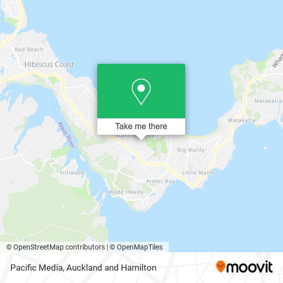 Pacific Media map