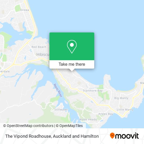 The Vipond Roadhouse map