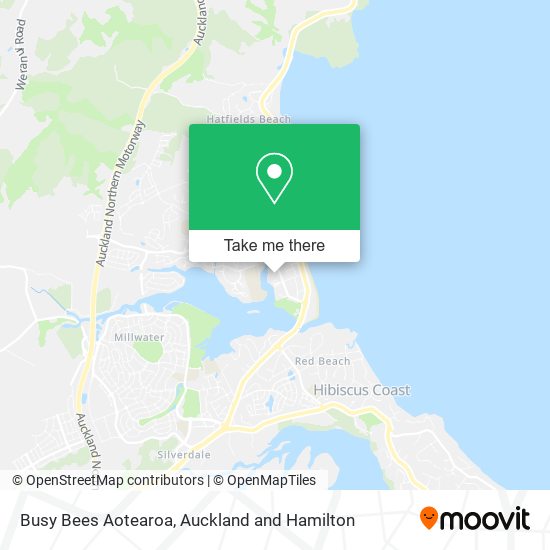 Busy Bees Aotearoa map