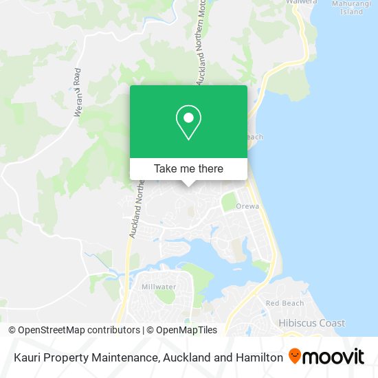 Kauri Property Maintenance map