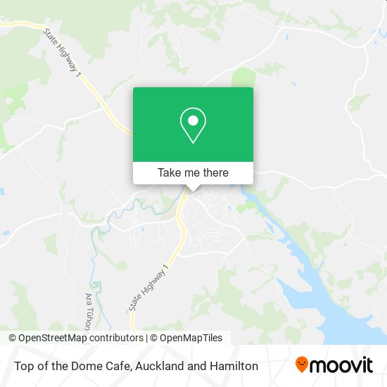 Top of the Dome Cafe map