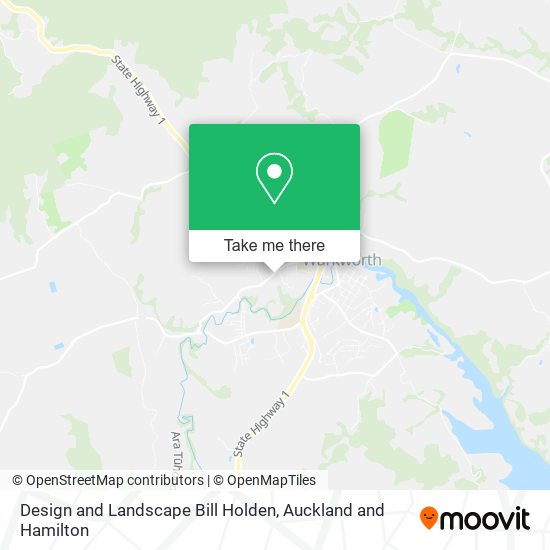 Design and Landscape Bill Holden map