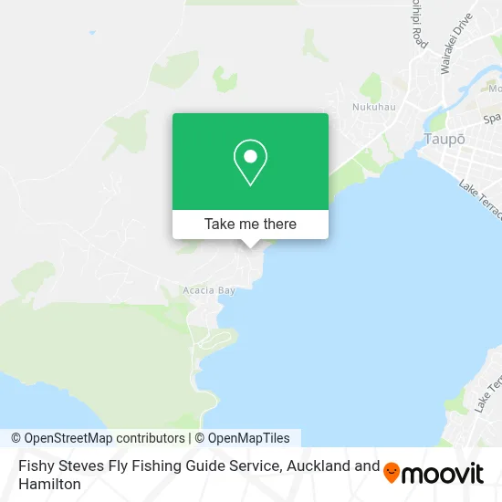 Fishy Steves Fly Fishing Guide Service map