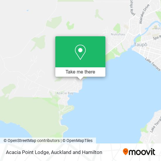 Acacia Point Lodge map