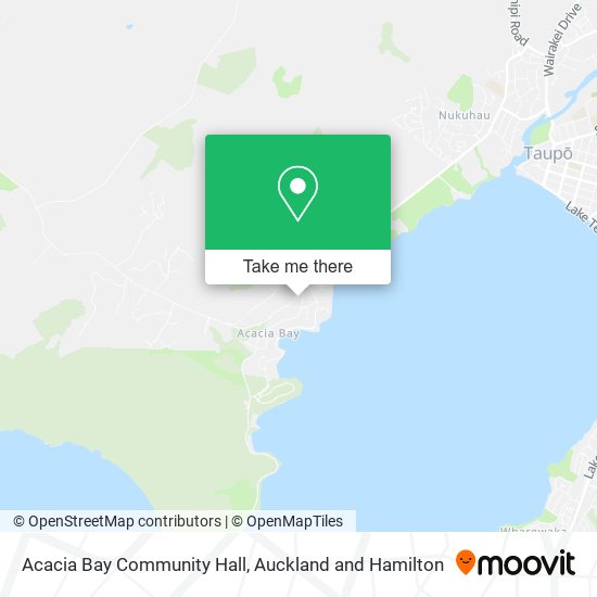 Acacia Bay Community Hall map