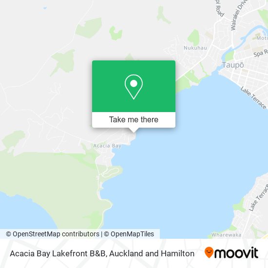 Acacia Bay Lakefront B&B map