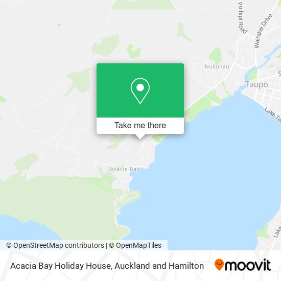 Acacia Bay Holiday House map