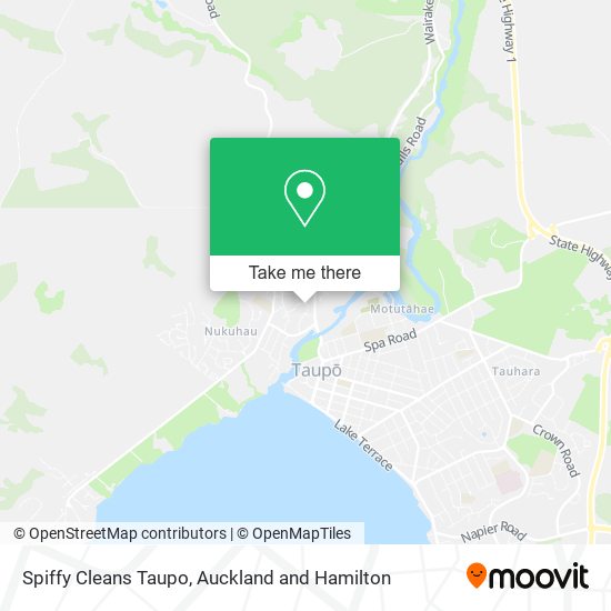 Spiffy Cleans Taupo map