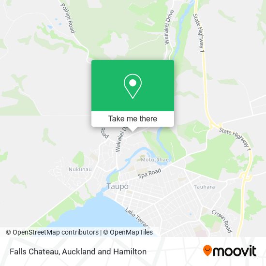 Falls Chateau map