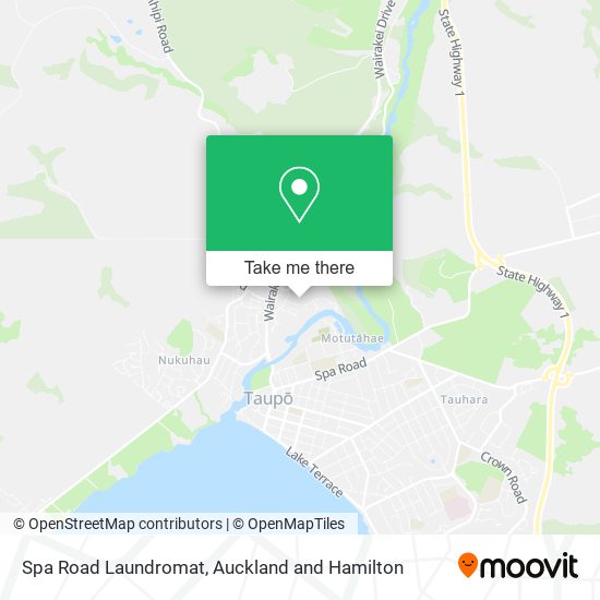 Spa Road Laundromat map